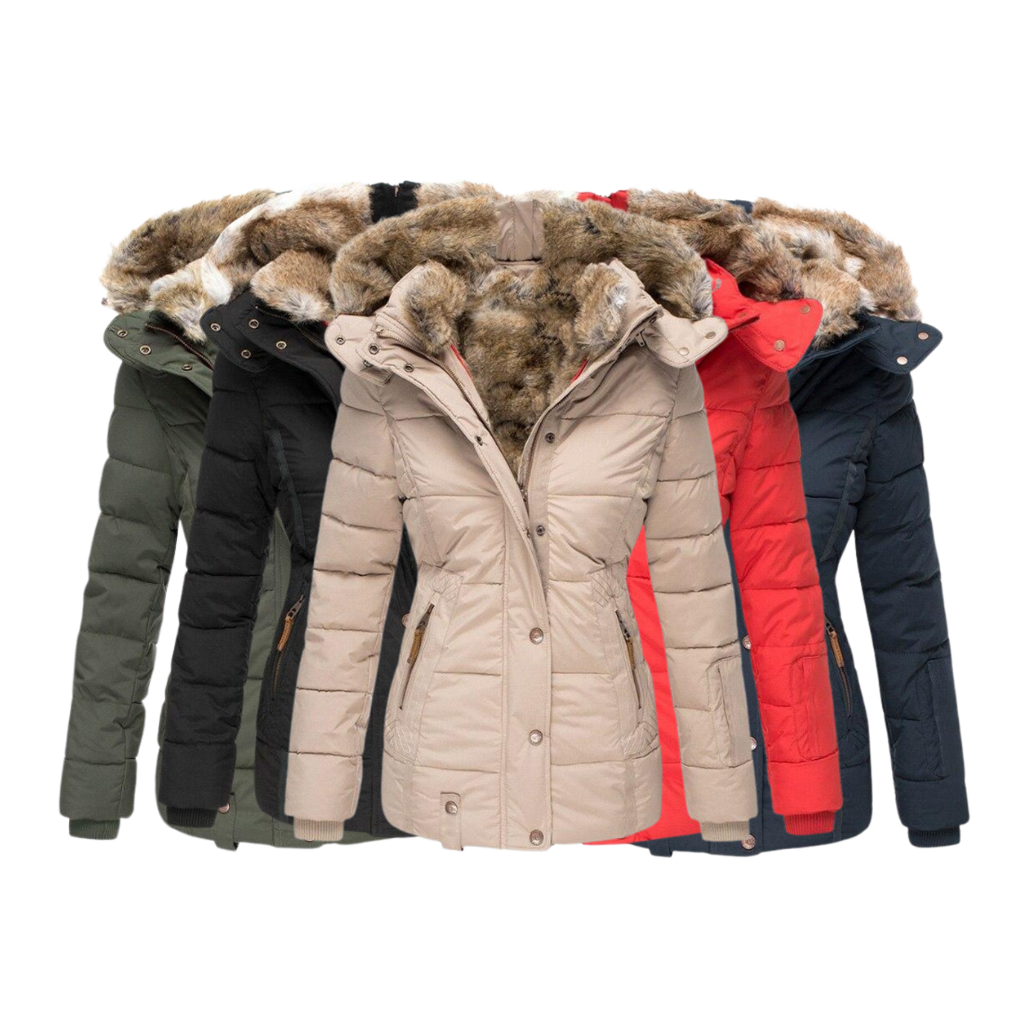 Manteau Elysia En Fourrure Décontracté Avec Capuche