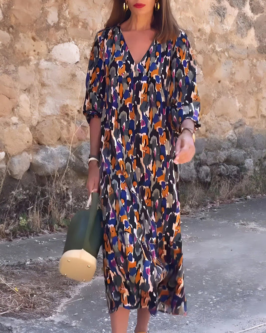 Robe Bohème Imprimée
