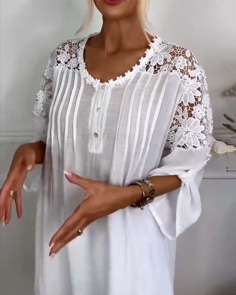 NICA - BLOUSE EN DENTELLE