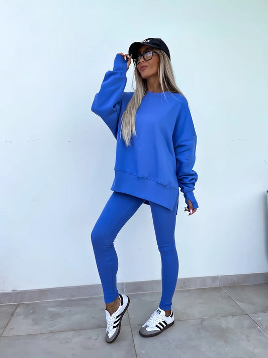 Titre Final : Ensemble Sportif Bleu Trendy