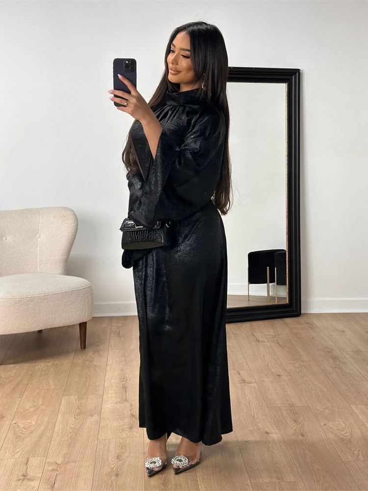 Robe Alia en Satin de Luxe