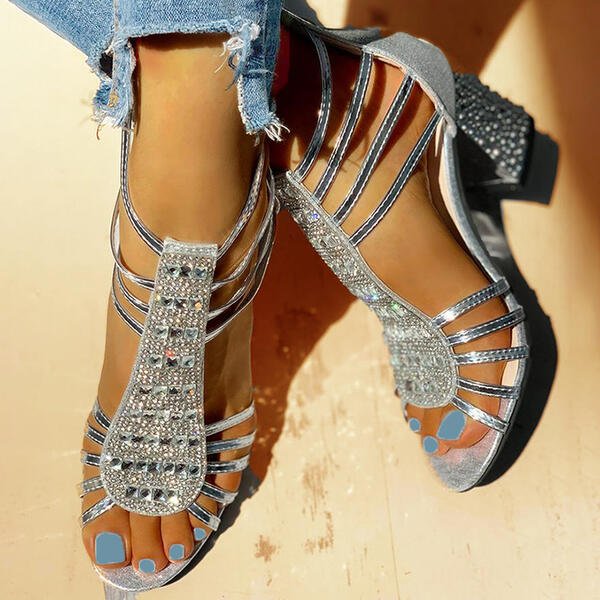Sana - Talons à lanières ornées